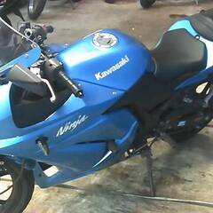 KAWASAKI ニンジャ250R 青 エンジン始動動画 自賠責保険で乗れます 半額配送キャンペーン 現状渡し諸経費￥0- 横浜 P-Yard の画像