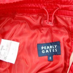 PEARLY GATES レディース 中綿入り パンツ 0(XSサイズ) レッド 赤 パーリーゲイツ 札幌市 清田区 平岡の画像