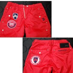 PEARLY GATES レディース 中綿入り パンツ 0(XSサイズ) レッド 赤 パーリーゲイツ 札幌市 清田区 平岡の画像