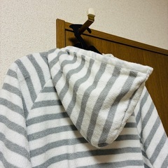 【美品】バスローブ　ポンチョ　犬印の画像