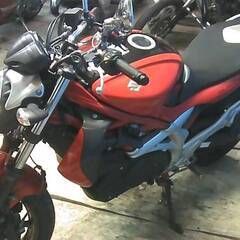 SUZUKI グラディウス400A 黒/赤 車検残R8/6月 エンジン動画 名変で乗れます 半額配送キャンペーン 現状渡し諸経費￥0- P-Yardの画像