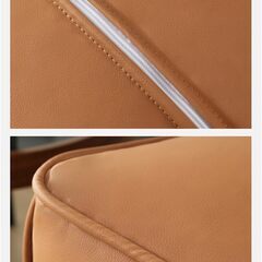 北欧風 サイコロ型スツール クッションチェア 45×45×45cm イエロー ビーズクッション  おしゃれな四角スツール ミニチェア  新品未使用の画像