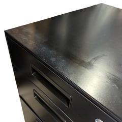 スチールワゴン　3段　黒　(在庫：4)の画像