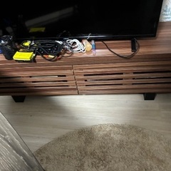 冷蔵庫、テレビ、テレビボード、レンジ台の画像