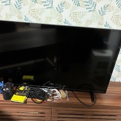 冷蔵庫、テレビ、テレビボード、レンジ台の画像