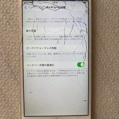 動作OK画面割れ6splus SIM解除済　　の画像