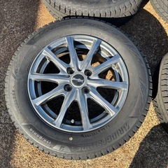 175/65R14 スタッドレス アルミ付4本セット ブリザックVRX3の画像
