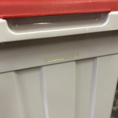 アスベル 33L ゴミ箱 赤の画像