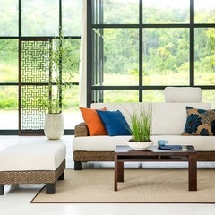 a.flat✅エーフラット / シン・ソファ2.5人掛けソファ＋オットマン＋ヘッドレスト豪華3点セットの画像