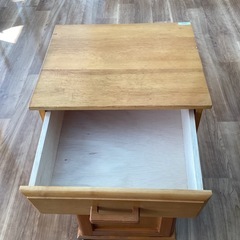 ランドリーボックス（キャスター付き）【町田市再生家具】　252607の画像