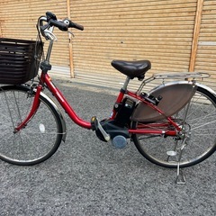 🉐510🉐バッテリー長持ち🉐🉐 パナソニック26インチ電動自転車🈹現車確認🉑の画像