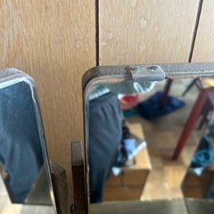昭和レトロ 三面鏡 家具 アンティーク ビンテージの画像