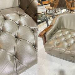 I9①★同等品★maruni マルニ木工 アームチェア ベルサイユ W84cm 本革 シングルソファ 新品定価約36万円 の画像