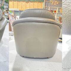 I9①★同等品★maruni マルニ木工 アームチェア ベルサイユ W84cm 本革 シングルソファ 新品定価約36万円 の画像