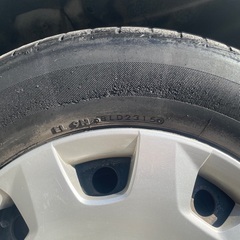 無料。195/65/R15TOYOTA標準タイヤホイールの画像