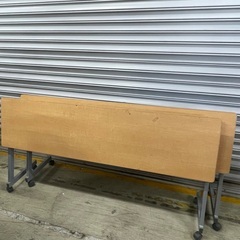 【直接引取限定】会議机　折りたたみ タイヤ付き 残り10台前後の画像