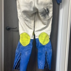 RSタイチ レーシングスーツ Lサイズ  革ツナギ MFJ公認 当時物の画像