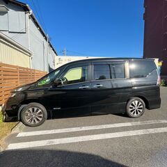 日産 セレナ 2017年式 ハイウェイスターVセレクション／後席モニター／両側電動／車検R8.9まで／9型ナビ／アラウンドビュー／禁煙車／84,000kmの画像