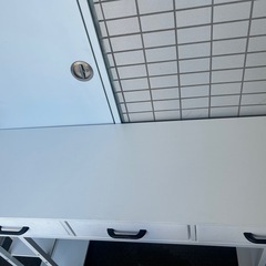 デスク　ドレッサー　白の画像