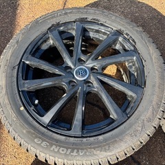 235/55R18 スタッドレスタイヤ アルミ付4本 ハリアー エクストレイルの画像