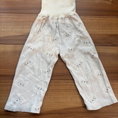 腹巻き　パジャマ　95  長袖　くまさんの画像