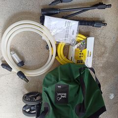 ケルヒャーK3サイレントプラスベランダ　純正延長ホース付きの画像