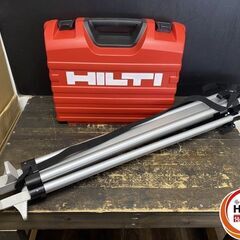 【久留米】【引き取り限定】【開封未使用品】HILTI  ヒルティ PR2-HSA12 回転レーザーレベル バッテリー(10.8V/2.6Ah)×2・充電器・受光器・ケース・三脚付の画像