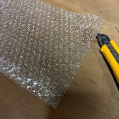 プチプチ緩衝材の画像