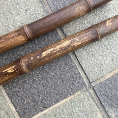 造作工作用、あしらい竹棒３本の画像