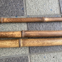 造作工作用、あしらい竹棒３本の画像