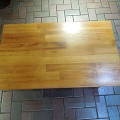 unico センターテーブル BREATH チーク材 ローテーブル ソファテーブル ブレス 無垢材 ウニコ 札幌市 新道東店の画像