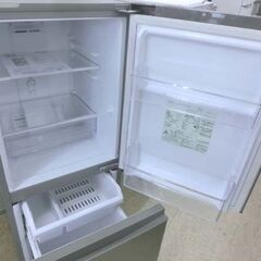 冷蔵庫 126L 2022年製 AQUA AQR-13M(S) シルバー 2ドア 右開き 100Lクラス キッチン家電 1人暮らし アクア 札幌 西野店の画像