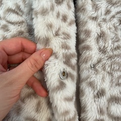 美品　プティマイン　ファーコート　アウター　90の画像