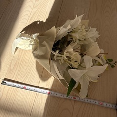 ウエディングに、造花（ブーケ部分は外せます）の画像