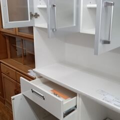 ★リユースのサカイ水戸店★レンジボードホワイトH182.5×D45×W99クリーニング済みMT6609の画像