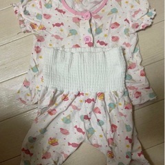 ベビーパジャマセット　キャンディ・ウサギ柄の画像