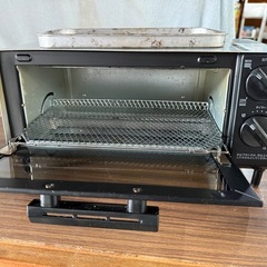 ツインバード トースター オーブントースター コンパクト ミラーガラス シルバー TS-4035Sの画像