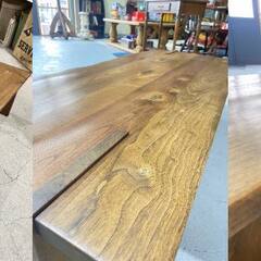 I9★ローテーブル★ウォールナット 無垢材 W141cm H56cm 新品定価約15万円 センターテーブル 天然木 リビング の画像