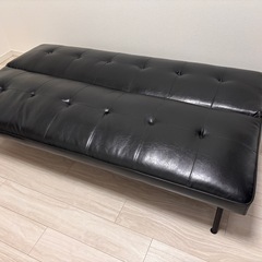 ソファーベッド ソファベッド 180cm 3P 3人掛け 合成皮革 PUレザーの画像