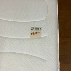 P0754　ドイツ産 低反発シングルマットレス カバー取り外し可の画像
