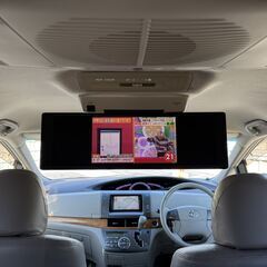 神奈川【自社ローン】保証人無可★全国対応★エスティマ【2.4 アエラス Gエディション】車検2年付/TRD19インチAW/TRDエアロ/TRDマフラー/Bluetooth/両側パワスラ/16.2インチフリップダウンモニター/バックミラービルトインETC/ドラレコ/後席オットマンの画像