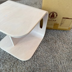 新品　未使用　hoppl ホップル　キッズチェア　アイボリー　の画像