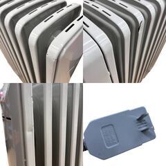 【REGASTOCK川崎店】【動作確認済み】DeLonghi オイル・ラジエターヒーター L字型フラットフィン10枚 ライトグレー R731015EFS  【4~10畳用】の画像