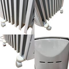 【REGASTOCK川崎店】【動作確認済み】DeLonghi オイル・ラジエターヒーター L字型フラットフィン10枚 ライトグレー R731015EFS  【4~10畳用】の画像