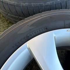 195/60R16 セレナ　ハイウェイスター　アルミ付き　夏タイヤ4本 の画像