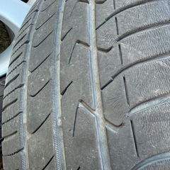 195/60R16 セレナ　ハイウェイスター　アルミ付き　夏タイヤ4本 の画像