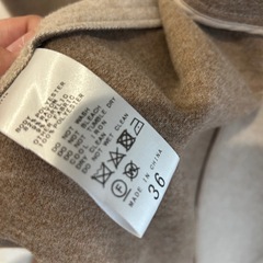 U bySPICK&SPANリバーロングコートグレー ダブルブレストロングコート　S〜Mサイズの画像