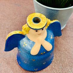 リサラーソン 天使｜キャンドルホルダーの画像