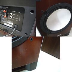 現状品 通電確認のみ オーディオ アンプ内蔵サブウーファー SL-A250 オンキョー ONKYO 中古 苫小牧西店の画像