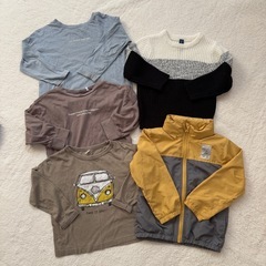 子供服 キッズ まとめ売り 100cm キャップ Tシャツ ロンＴ セーター  アウター パンツの画像